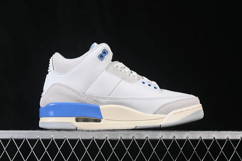 All categories Air Jordan Jordan series basketball shoes Air Jordan 3 LJR version Air Jordan 3 Retro "Lucky Shorts" AJ3 Joe 3 Lucky Shorts North Carolina Blue CT8532-101